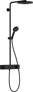 Hansgrohe Pulsify S Komplet prysznicowy 260 1jet z ShowerTablet Select 400 Pulsify S Czarny Matowy