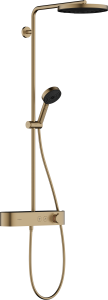 Hansgrohe Pulsify S Komplet prysznicowy 260 1jet EcoSmart z ShowerTablet Select 400 Pulsify S Brąz Szczotkowany