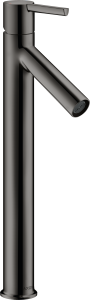 AXOR Starck Jednouchwytowa bateria umywalkowa 250 z niezamykanym kompletem odpływowym Czarny Chrom Polerowany