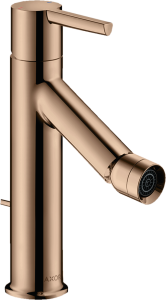 AXOR Starck Jednouchwytowa bateria bidetowa Czerwone Złoto Polerowane