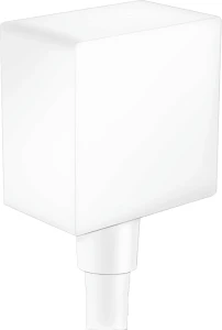 Hansgrohe PRZYŁĄCZE KĄTOWE WĘŻA FIX-FIT SQUARE BIAŁY MAT