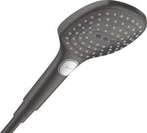 Hansgrohe RĄCZKA NATRYSKOWA RAINDANCE SELECT E CZARNY CHROM SZCZOTKOWANY