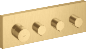AXOR ShowerSolutions Moduł termostatyczny, montaż podtynkowy Złoty Optyczny Szczotkowany