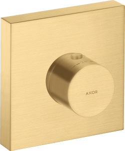 AXOR ShowerSolutions Moduł termostatyczny 120/120, montaż podtynkowy Złoty Optyczny Szczotkowany