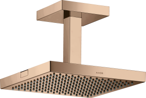 AXOR ShowerSolutions Głowica prysznicowa 240/240 podtynkowa Czerwone Złoto Polerowane