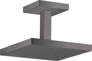 AXOR ShowerSolutions Głowica prysznicowa 240/240 podtynkowa Czarny Chrom Szczotkowany
