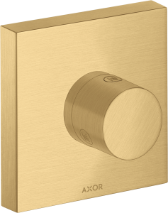 AXOR ShowerSolutions Zawór odcinająco-przełączający Trio/Quattro Złoty Optyczny Szczotkowany