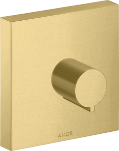 AXOR ShowerSolutions Zawór odcinający 120/120 Złoty Optyczny Szczotkowany