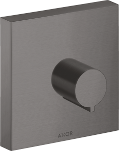 AXOR ShowerSolutions Zawór odcinający 120/120 Czarny Chrom Szczotkowany