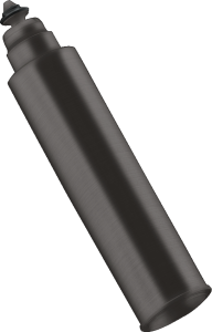 AXOR Starck Element przedłużający do wylewki 60 mm Czarny Chrom Szczotkowany