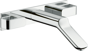 AXOR Urquiola 3-otworowa bateria umywalkowa montaż ścienny podtynkowy z wylewką 228mm Chrom
