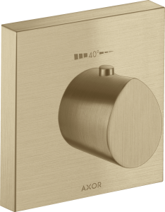 AXOR Starck Organic Bateria termostatyczna High Flow 120/120, montaż podtynkowy Brąz Szczotkowany