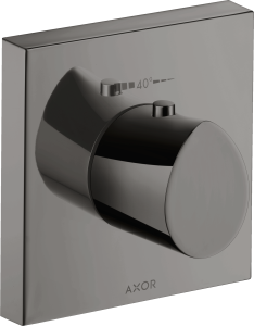AXOR Starck Organic Bateria termostatyczna High Flow 120/120, montaż podtynkowy Czarny Chrom Polerowany