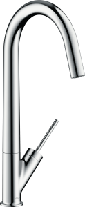 AXOR Starck Jednouchwytowa bateria kuchenna 300 z wyciąganą wylewką Chrom