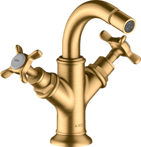 AXOR Montreux 2-uchwytowa bateria bidetowa Mosiądz Szczotkowany