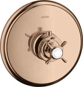 AXOR Montreux Bateria termostatyczna HighFlow, montaż podtynkowy Czerwone Złoto Polerowane