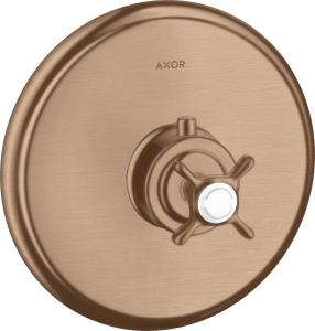 AXOR Montreux Bateria termostatyczna HighFlow, montaż podtynkowy Czerwone Złoto Szczotkowane