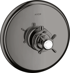 AXOR Montreux Bateria termostatyczna HighFlow, montaż podtynkowy Czarny Chrom Polerowany