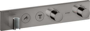 AXOR ShowerSolutions Moduł termostatyczny Select 460/90 do 2 odbiorników Czarny Chrom Polerowany
