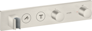 AXOR ShowerSolutions Moduł termostatyczny Select 460/90 do 2 odbiorników Stal Szlachetna Optyczna