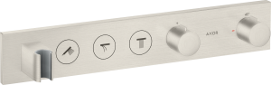 AXOR ShowerSolutions Moduł termostatyczny Select 530/90 dla 3 odbiorników Stal Szlachetna Optyczna