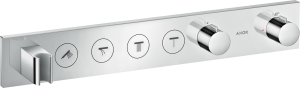 AXOR ShowerSolutions Moduł termostatyczny Select 600/90 do 4 odniorników Czerwone Złoto Polerowane