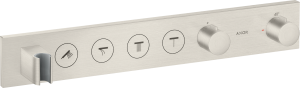 AXOR ShowerSolutions Moduł termostatyczny Select 600/90 do 4 odniorników Stal Szlachetna Optyczna