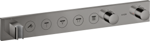 AXOR ShowerSolutions Moduł termostatyczny Select 670/90 do 5 odbiorników Czarny Chrom Polerowany