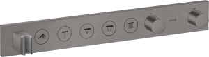 AXOR ShowerSolutions Moduł termostatyczny Select 670/90 do 5 odbiorników Czarny Chrom Szczotkowany