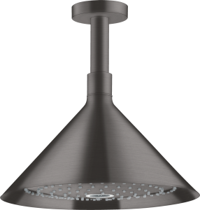 AXOR Showers/Front Głowica prysznicowa 240 2 jet z przyłączem sufitowym Czarny Chrom Szczotkowany