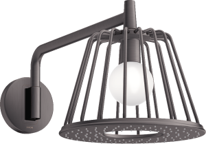 AXOR LampShower/Nendo LampShower 275 1jet z ramieniem prysznicowym Czarny Chrom Szczotkowany