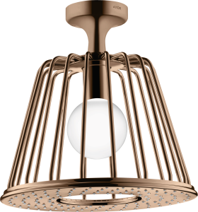 AXOR LampShower/Nendo LampShower 275 1 jet z przyłączem sufitowym Czerwone Złoto Polerowane