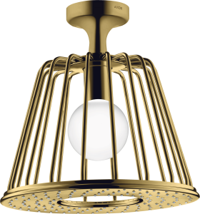 AXOR LampShower/Nendo LampShower 275 1 jet z przyłączem sufitowym Złoty Optyczny Polerowany