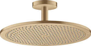 AXOR ShowerSolutions Głowica prysznicowa 350 1 jest z przyłączem sufitowym Brąz Szczotkowany