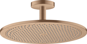 AXOR ShowerSolutions Głowica prysznicowa 350 1 jest z przyłączem sufitowym Czerwone Złoto Szczotkowane