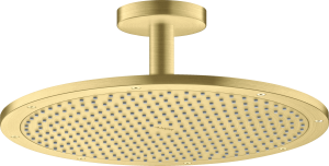AXOR ShowerSolutions Głowica prysznicowa 350 1 jest z przyłączem sufitowym Mosiądz Szczotkowany
