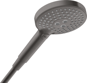 AXOR ShowerSolutions Główka prysznicowa 120 3jet EcoSmart Czarny Chrom Szczotkowany