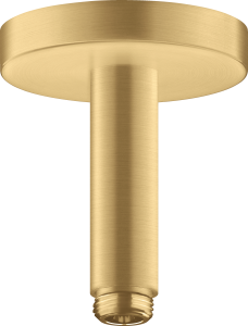 AXOR ShowerSolutions Przyłącze sufitowe 100 mm Złoty Optyczny Szczotkowany