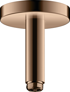 AXOR ShowerSolutions Przyłącze sufitowe 100 mm Czerwone Złoto Polerowane