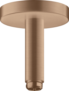 AXOR ShowerSolutions Przyłącze sufitowe 100 mm Czerwone Złoto Szczotkowane