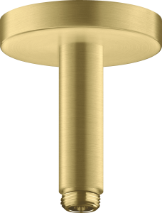 AXOR ShowerSolutions Przyłącze sufitowe 100 mm Mosiądz Szczotkowany