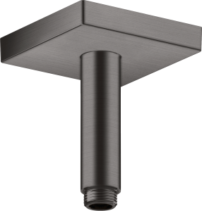 AXOR ShowerSolutions Przyłącze sufitowe 100 mm square Czarny Chrom Szczotkowany