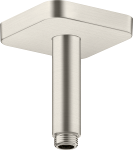 AXOR ShowerSolutions Przyłącze sufitowe 100 mm softsquare Stal Szlachetna Optyczna