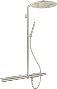 AXOR ShowerSolutions Komplet prysznicowy z termostatem 800 i głowicą 350 1jet Nikiel Szczotkowany