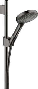 AXOR Uno Zestaw prysznicowy Czarny Chrom Polerowany