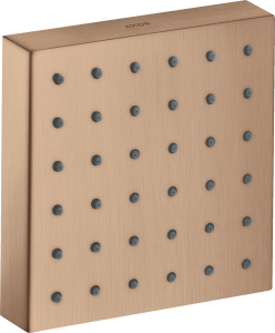 AXOR ShowerSolutions Moduł prysznicowy 120/120 podtynkowy square Czerwone Złoto Szczotkowane