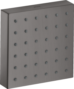 AXOR ShowerSolutions Moduł prysznicowy 120/120 podtynkowy square Czarny Chrom Szczotkowany