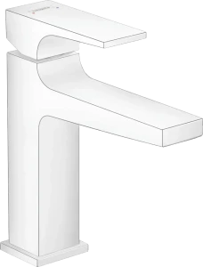 Hansgrohe BATERIA METROPOL 110 NEW BIAŁY MATOWY Z KORKIEM KLIK