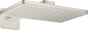 AXOR ShowerSolutions Głowica prysznicowa Głowica prysznicowa 460 / 300 1jet z ramieniem prysznicowym i rozetami softsquare Stal Szlachetna Optyczna