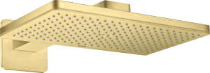 AXOR ShowerSolutions Głowica prysznicowa Głowica prysznicowa 460 / 300 1jet z ramieniem prysznicowym i rozetami softsquare Mosiądz Szczotkowany